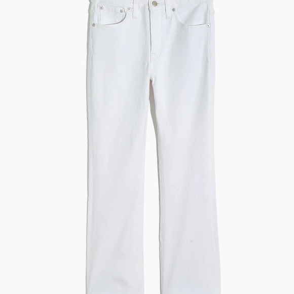 MADEWELL Cali Demi Bootcut jeans in Pure White Size 25 - Picture 7 of 15